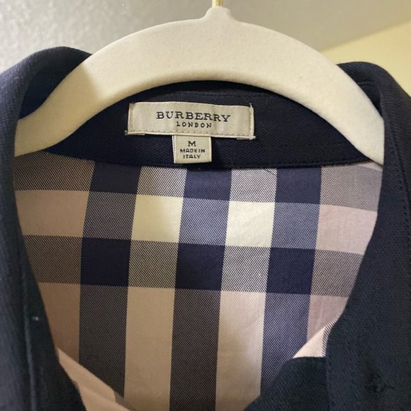 Burberry dress shirt plaid luxury button up cute preppy shirt top iconic - Picture 3 of 4